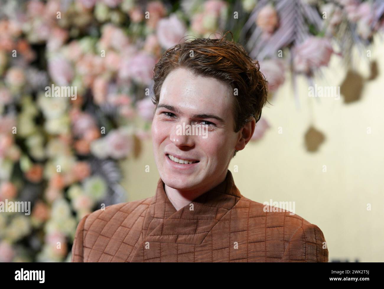 Berlin, Germany. 16th Feb, 2024. Actor Philip Froissant arrives at a