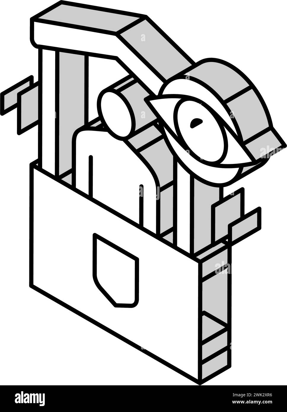 fire alarm isometric icon vector illustration Stock Vector Image & Art ...