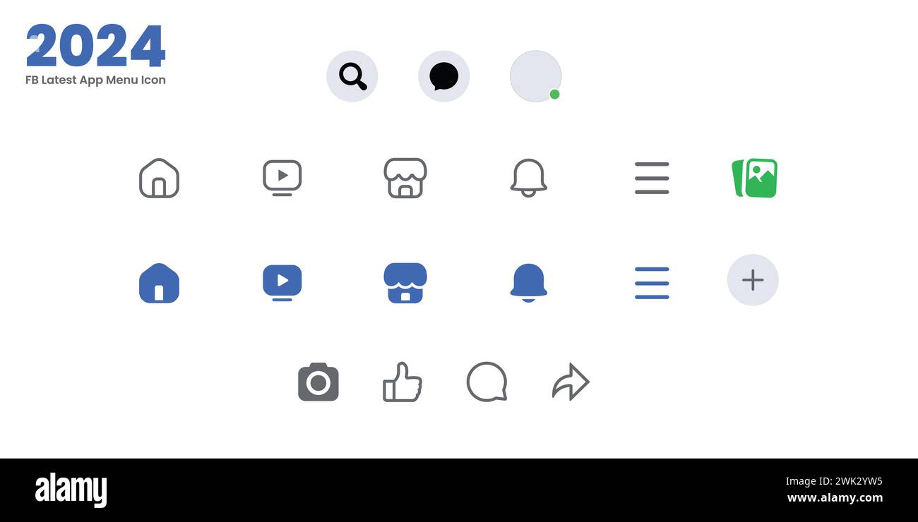 Marketplace facebook icon Stock Vector Images - Alamy