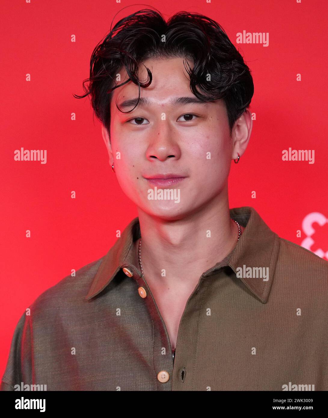 Los Angeles, USA. 17th Feb, 2024. Sam Li arrives at the 88rising's