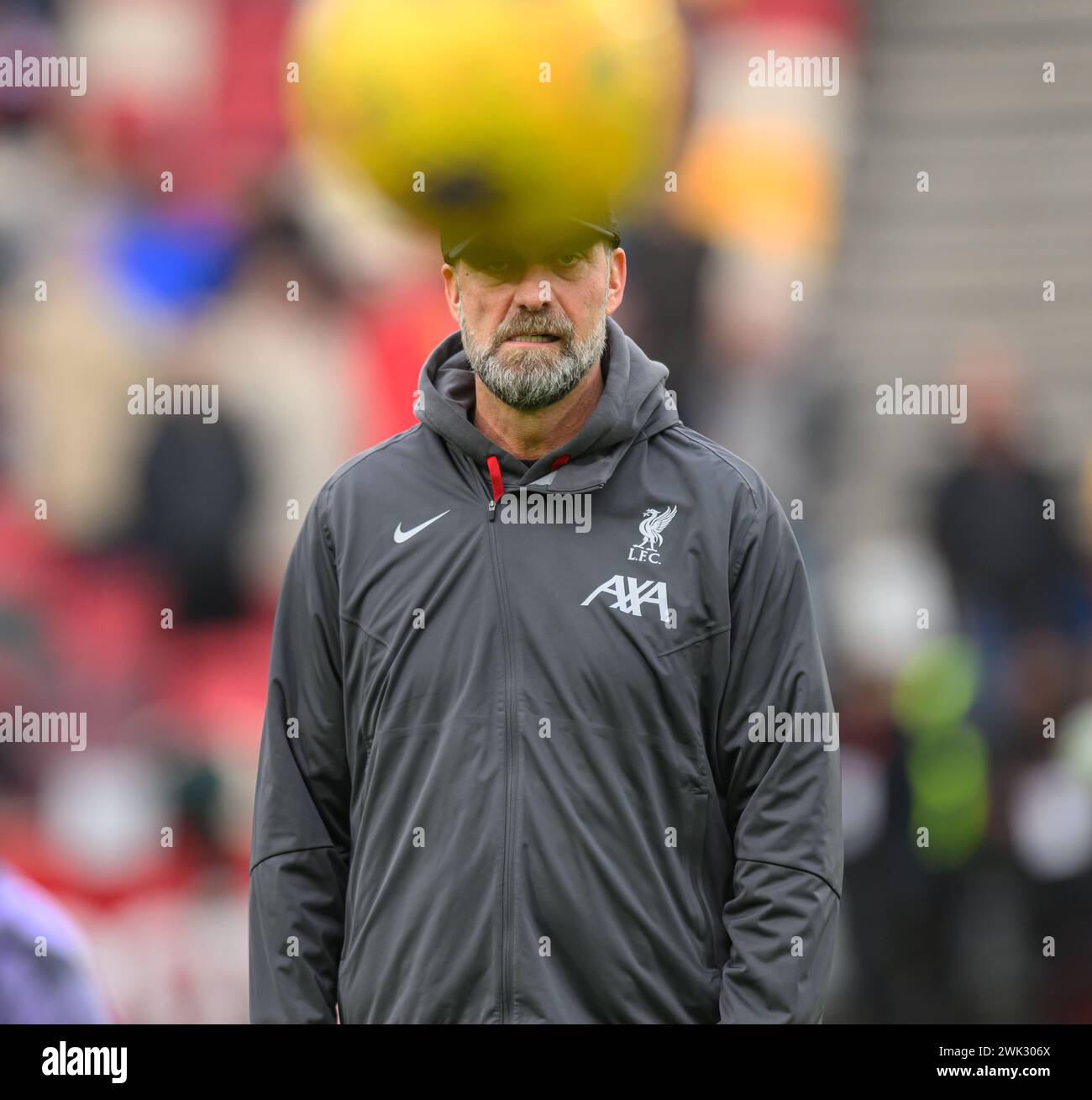 London, UK. 17th Feb, 2024 - Brentford v Liverpool - Premier League 