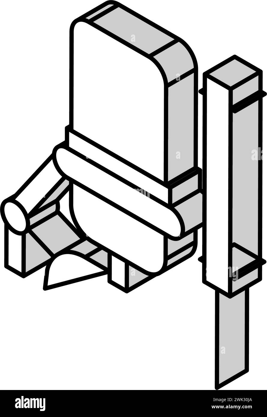 microphone radio equipment isometric icon vector illustration Stock ...
