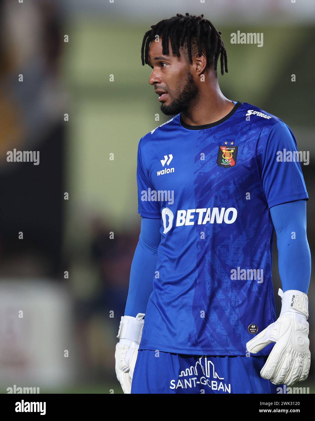 Lima, Peru. 18th Feb, 2024. Carlos Caceda of Melgarduring the Torneo ...