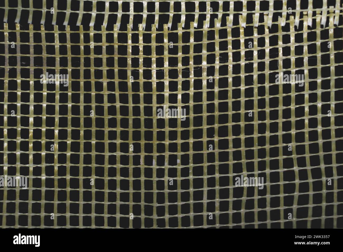Interwoven colored propylene thread in the form of a mesh Stock Photo