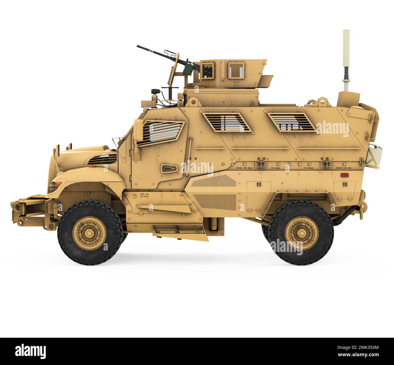 Camouflage armored truck Cut Out Stock Images & Pictures - Alamy