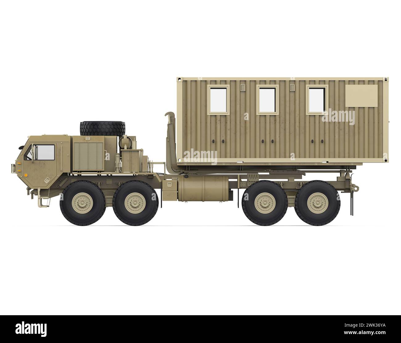 Military Truck Isolated Stock Photo - Alamy