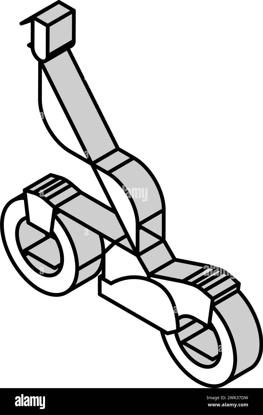 motorized vehicle transport isometric icon vector illustration Stock ...