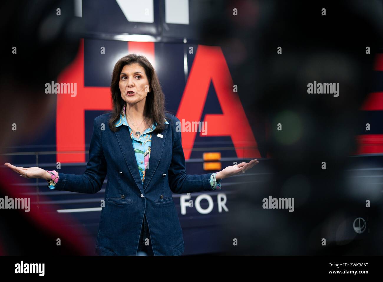 February 17, 2024, Irmo, South Carolina, USA Republican presidential