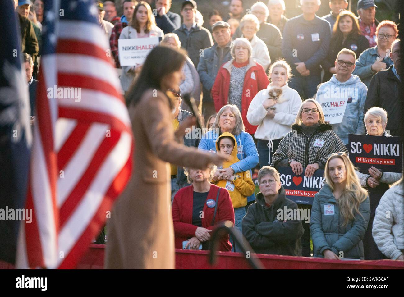 February 17, 2025, Irmo, South Carolina, USA Republican presidential