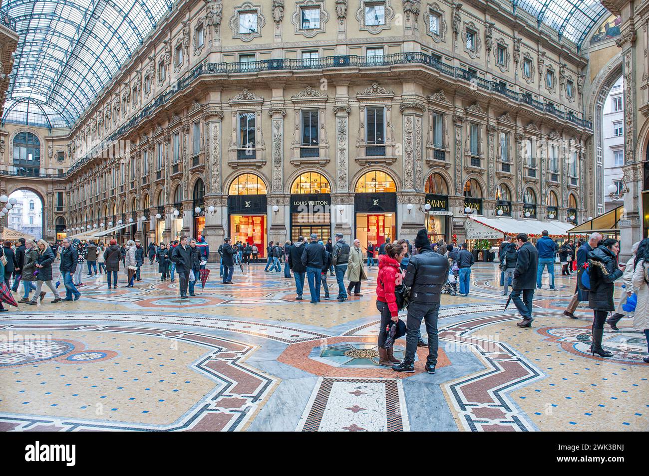 Galleria Vittorio Emanuele II was constructed between 1865 - 1877. It ...