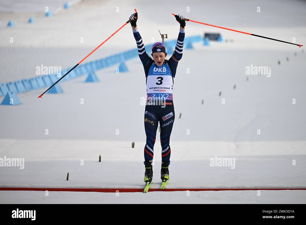 Justine BraisazBouchet of France in action during the Women's mass