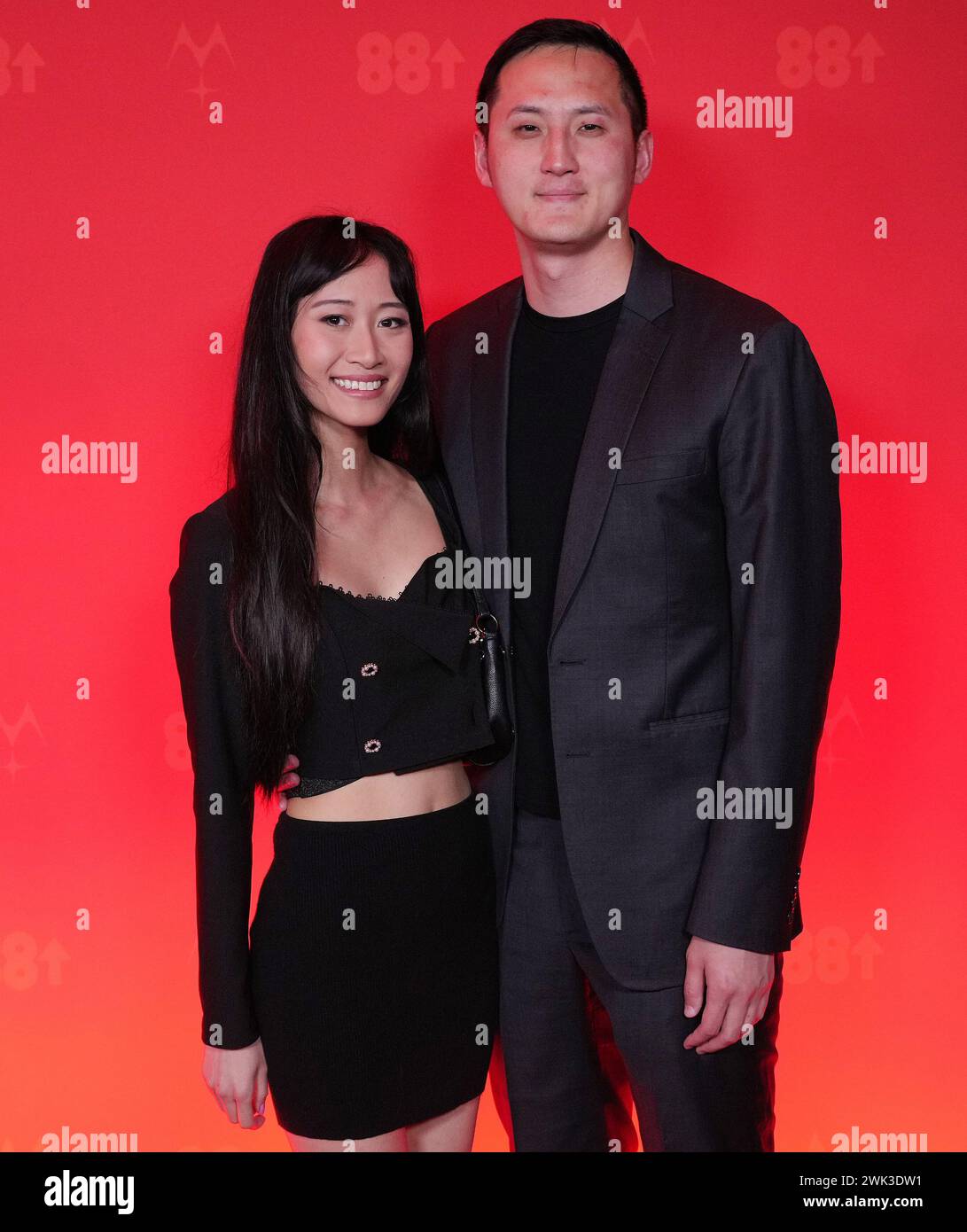 Los Angeles, USA. 17th Feb, 2024. Leenda Dong arrives at the 88rising's