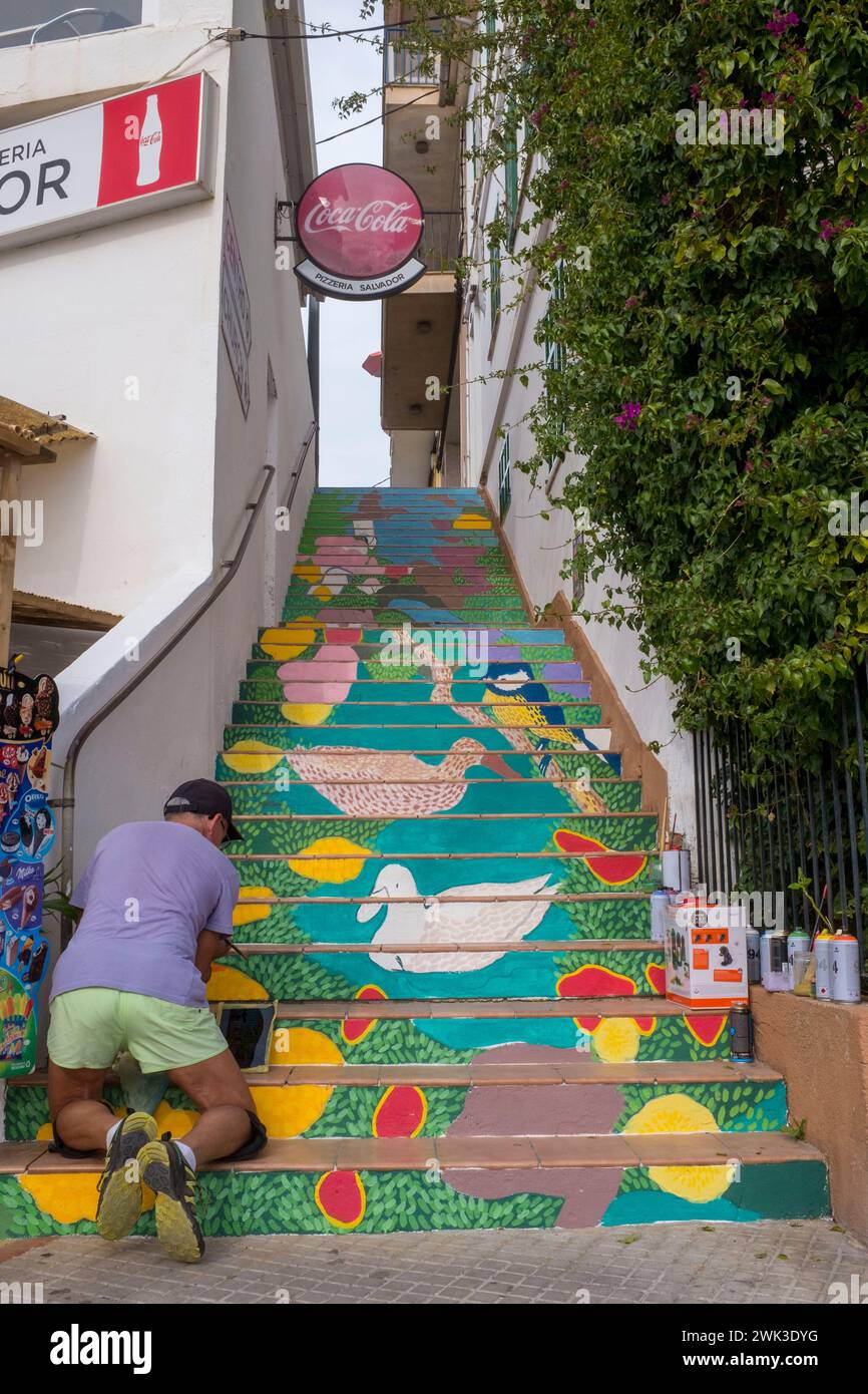 Treppe von Juan Carlos Nuñez. Stock Photo