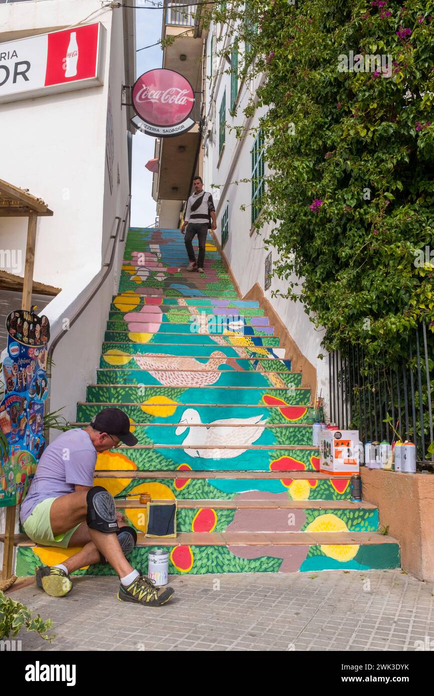 Treppe von Juan Carlos Nuñez. Stock Photo