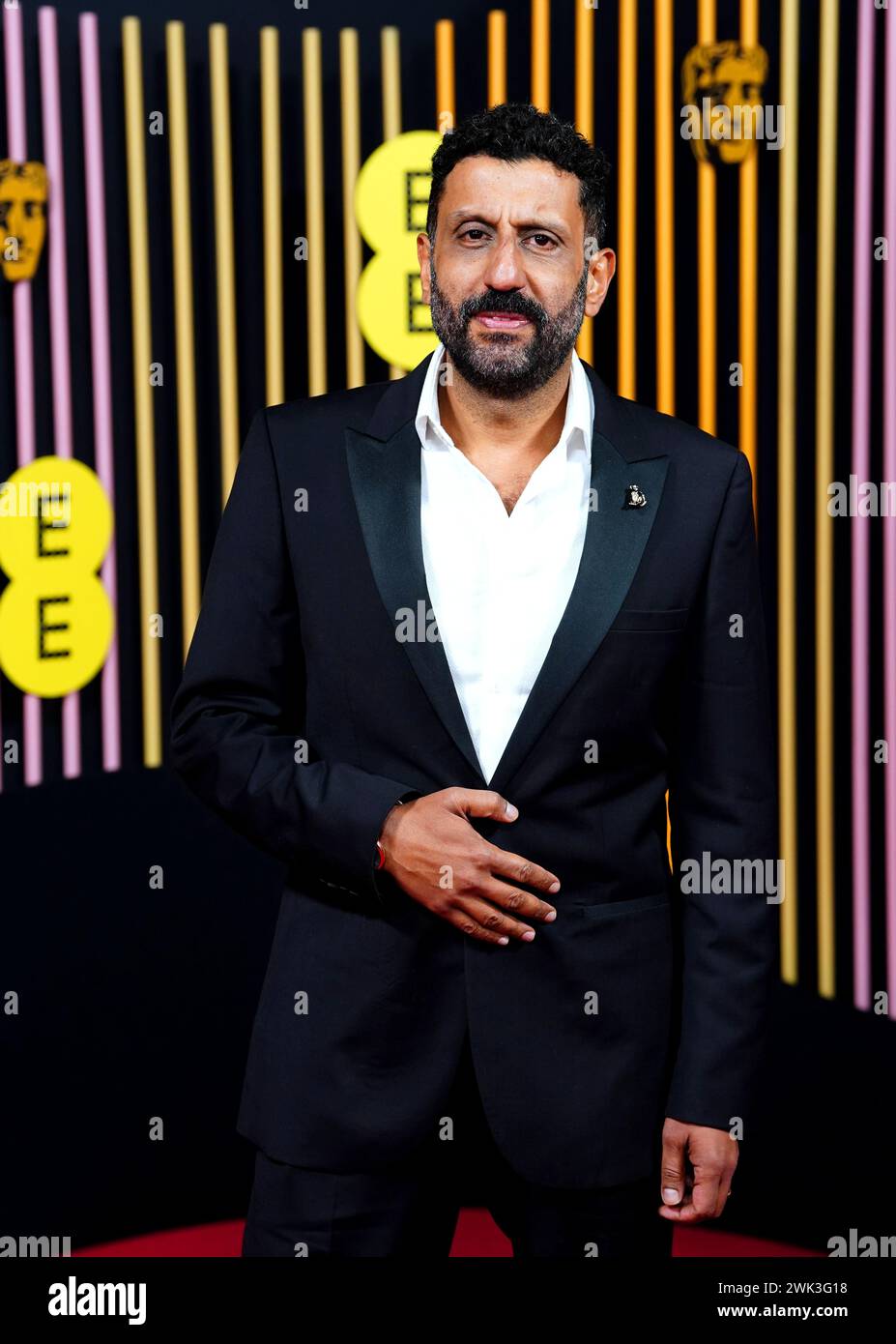 Adeel Akhtar attends the Bafta Film Awards 2024, at the Royal Festival