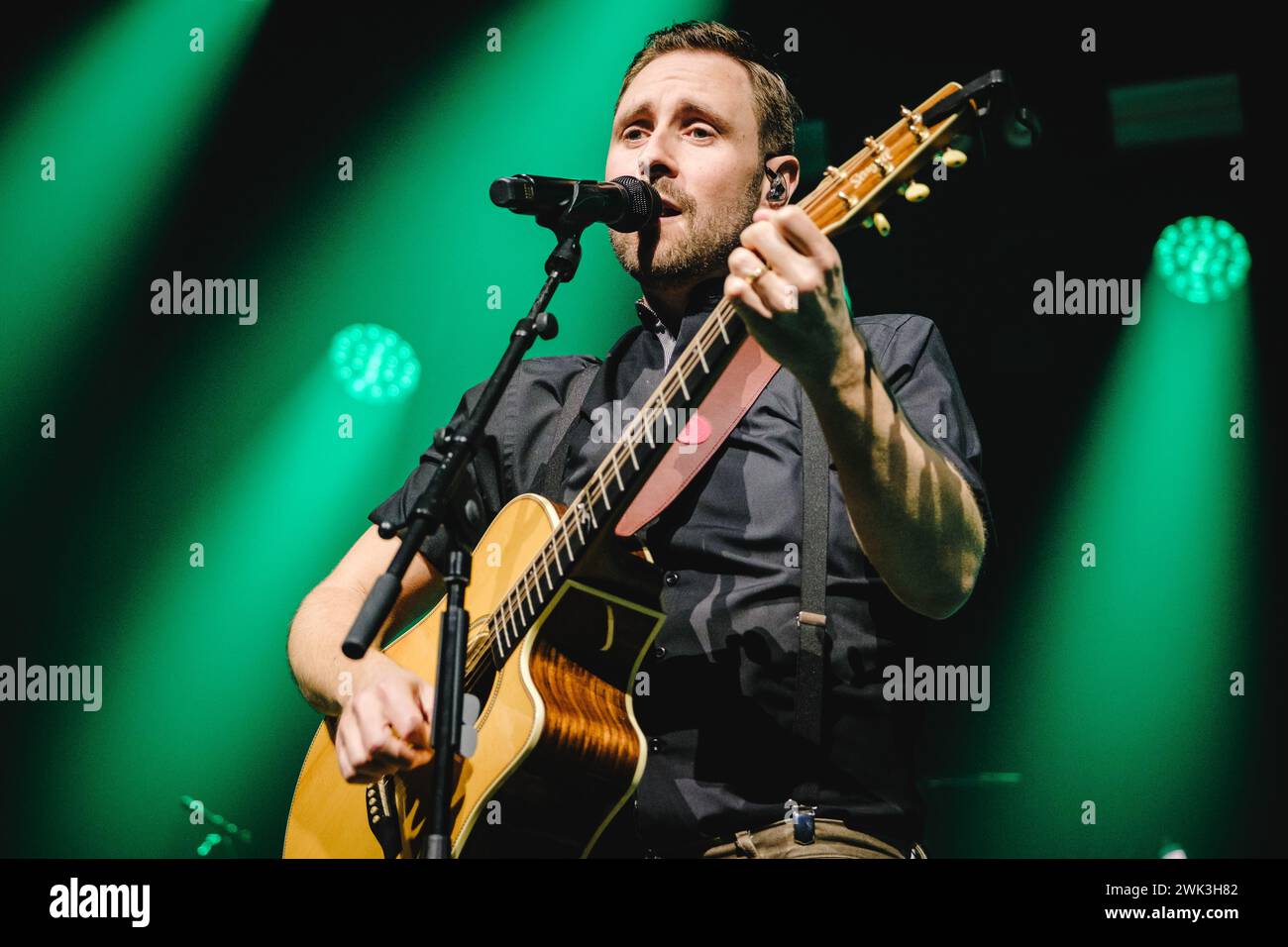 Bern, Switzerland. 17th Feb, 2024. The Swiss singer and musician Kunz performs a live concert at Bierhübeli in Bern. (Photo Credit: Gonzales Photo/Alamy Live News Stock Photo
