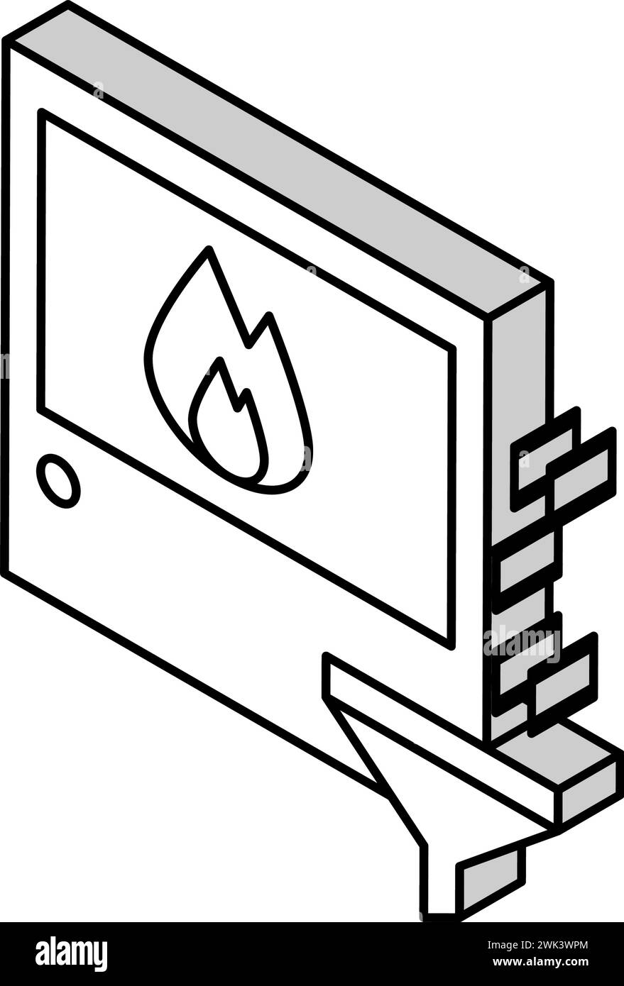 Filtration instrument for find image isometric icon vector illustration