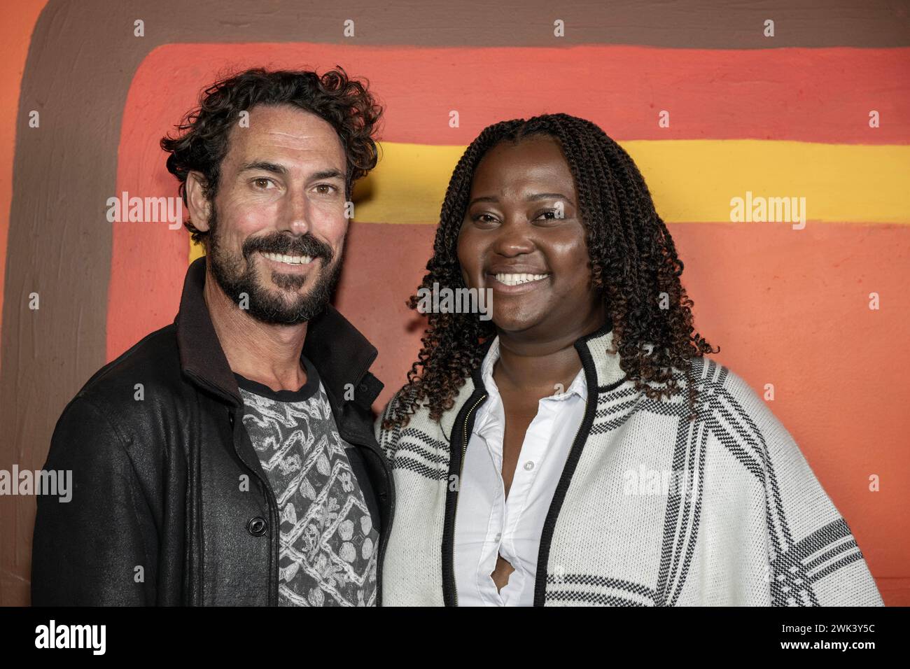 Burbank, USA. 17th Feb, 2024. Actor Phillip Latini, Actress Elizabeth Kyokwijuka attend Grand Opening of play 'Lovers and Other Strangers' at The Taylor Studio, Los Angeles, CA, February 17th, 2024 Credit: Eugene Powers/Alamy Live News Stock Photo
