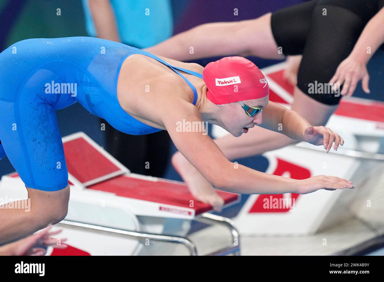 Freya Constance Colbert of Britain competes in the women's 400-meter ...