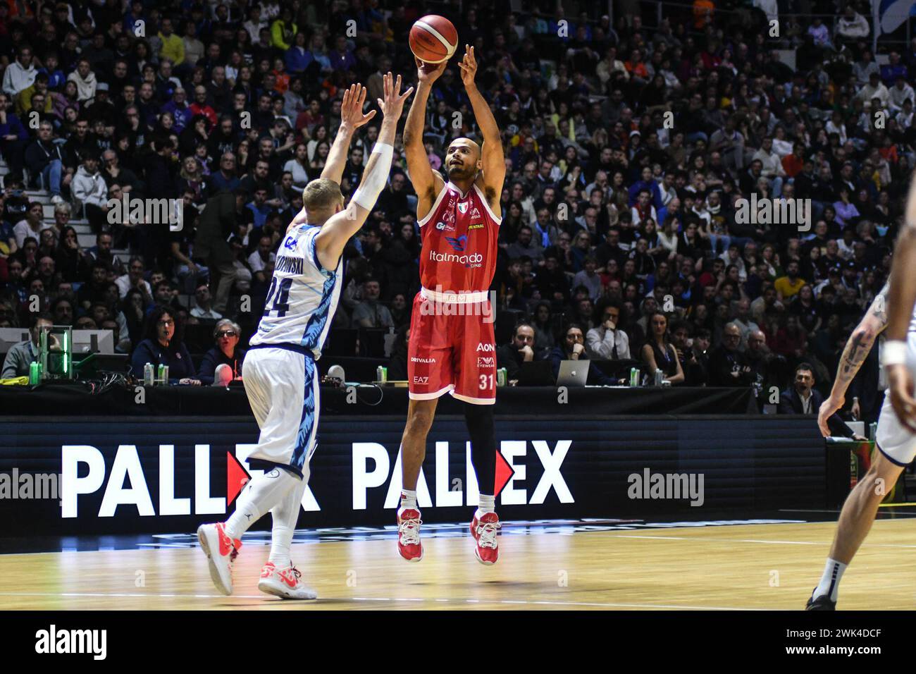 Turin, Italy. 18th Feb, 2024. Final - EA7 Emporio Armani Milano vs GeVi