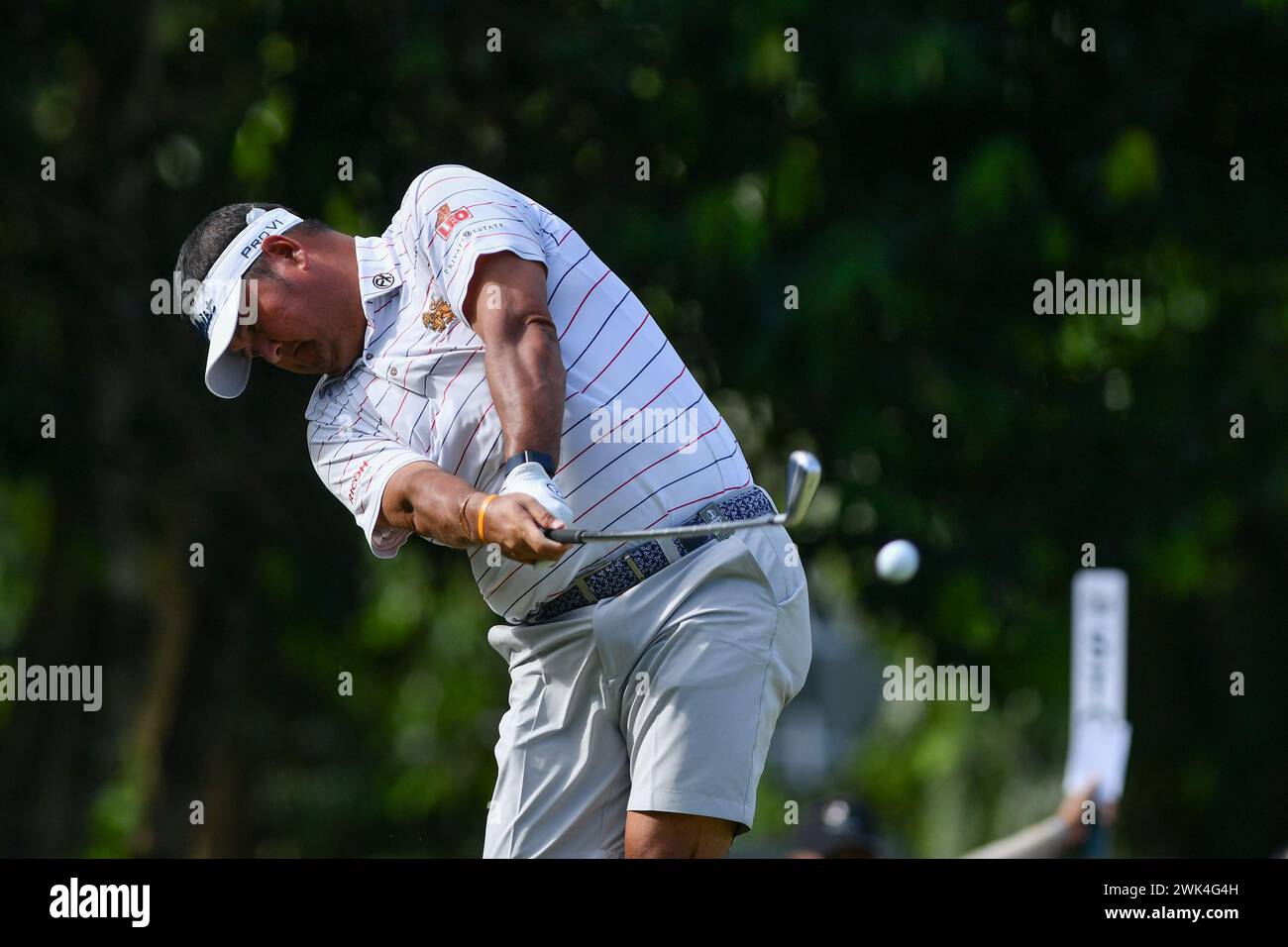 SERDANG FEB 18 Prom Meesawat of Thailand shot his tee at the 2nd tee