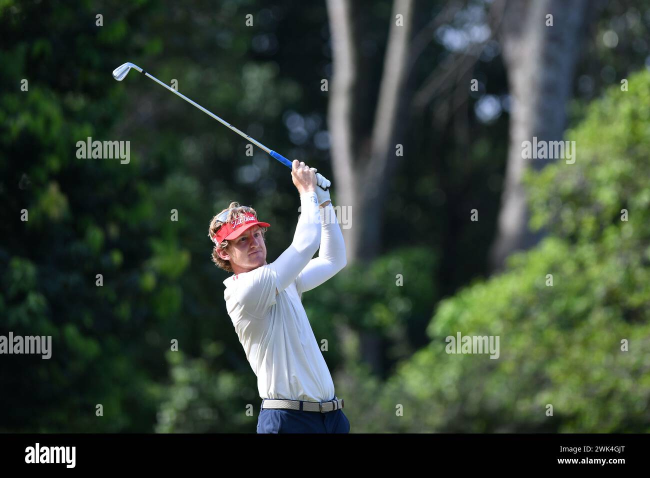 SERDANG FEB 18 Jared Du Toit of Canada shot his tee at the 2nd hole