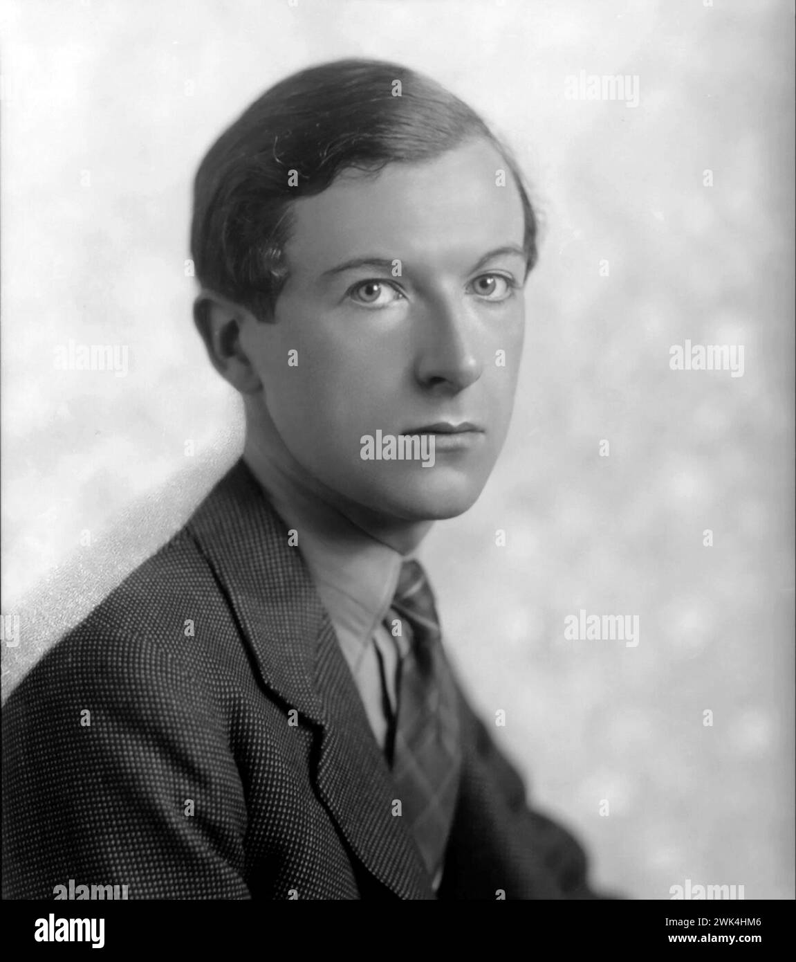 Cecil Beaton. Portrait of the British photographer, Sir Cecil Walter Hardy Beaton  (1904-1980), 1928 Stock Photo