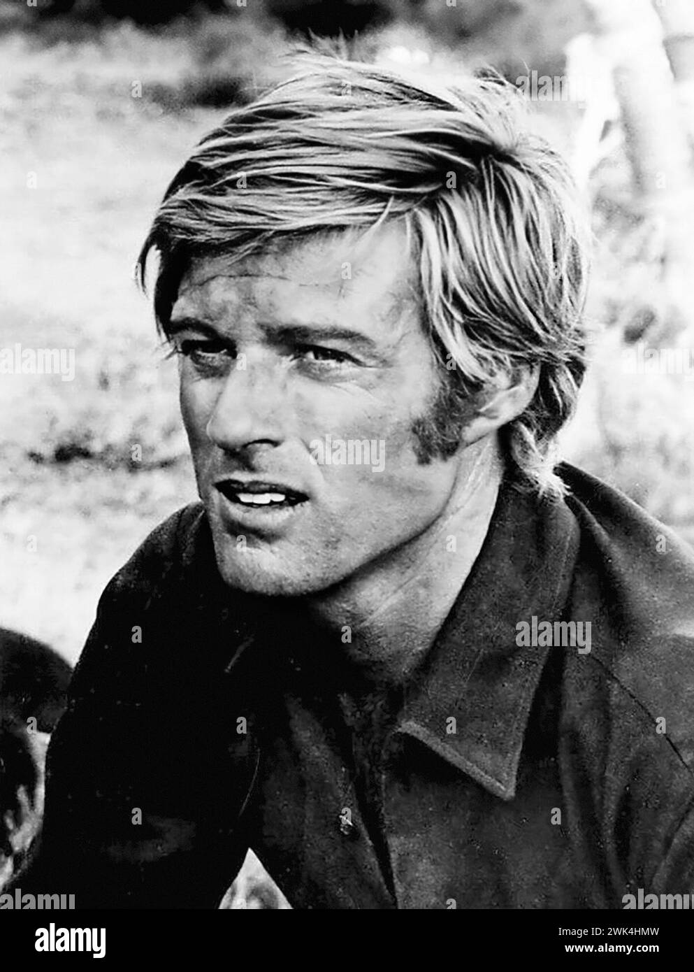 Robert Redford. Portrait of the American actor and film director, Charles Robert Redford Jr. (b