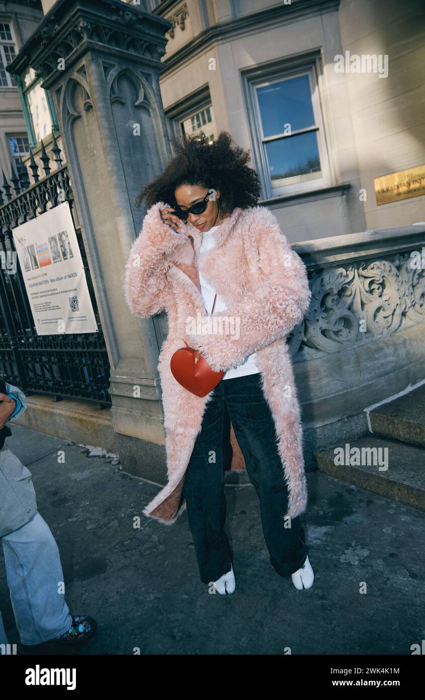 Bevza Fall Winter 2024 - February - Street Style - New York Fashion ...