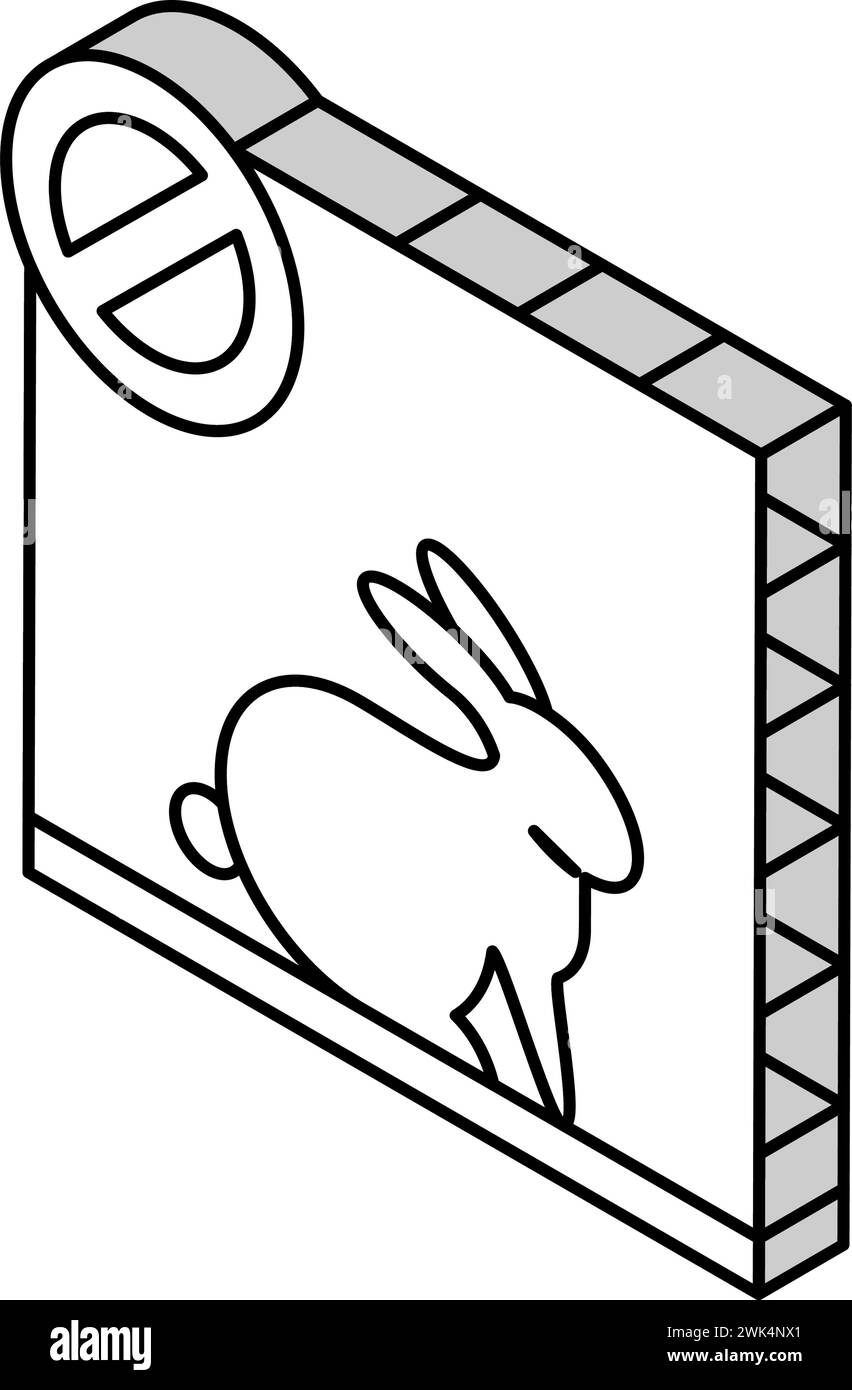 Rabbit cage lab Stock Vector Images - Alamy