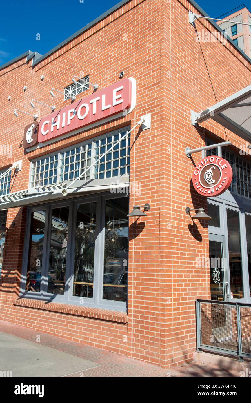 Chipotle Diner - ranked #1 in America for take-out - here in Tucson AZ Stock Photo