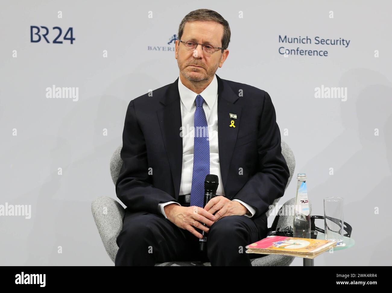 Der israelische Staatspräsident Jitzchak Herzog an der Münchner