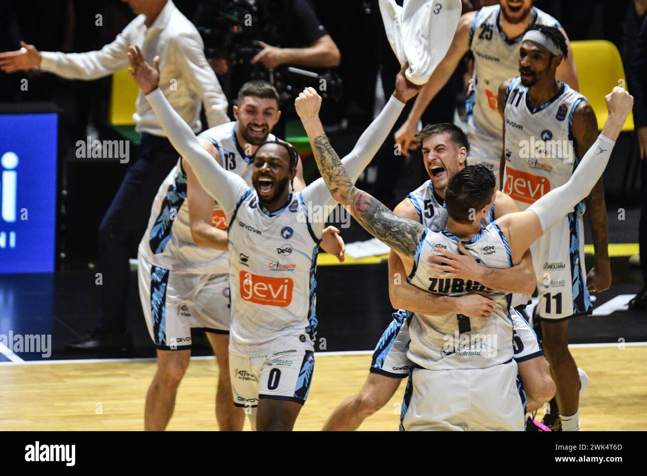 Turin, Italy. 18th Feb, 2024. Final - EA7 Emporio Armani Milano vs GeVi