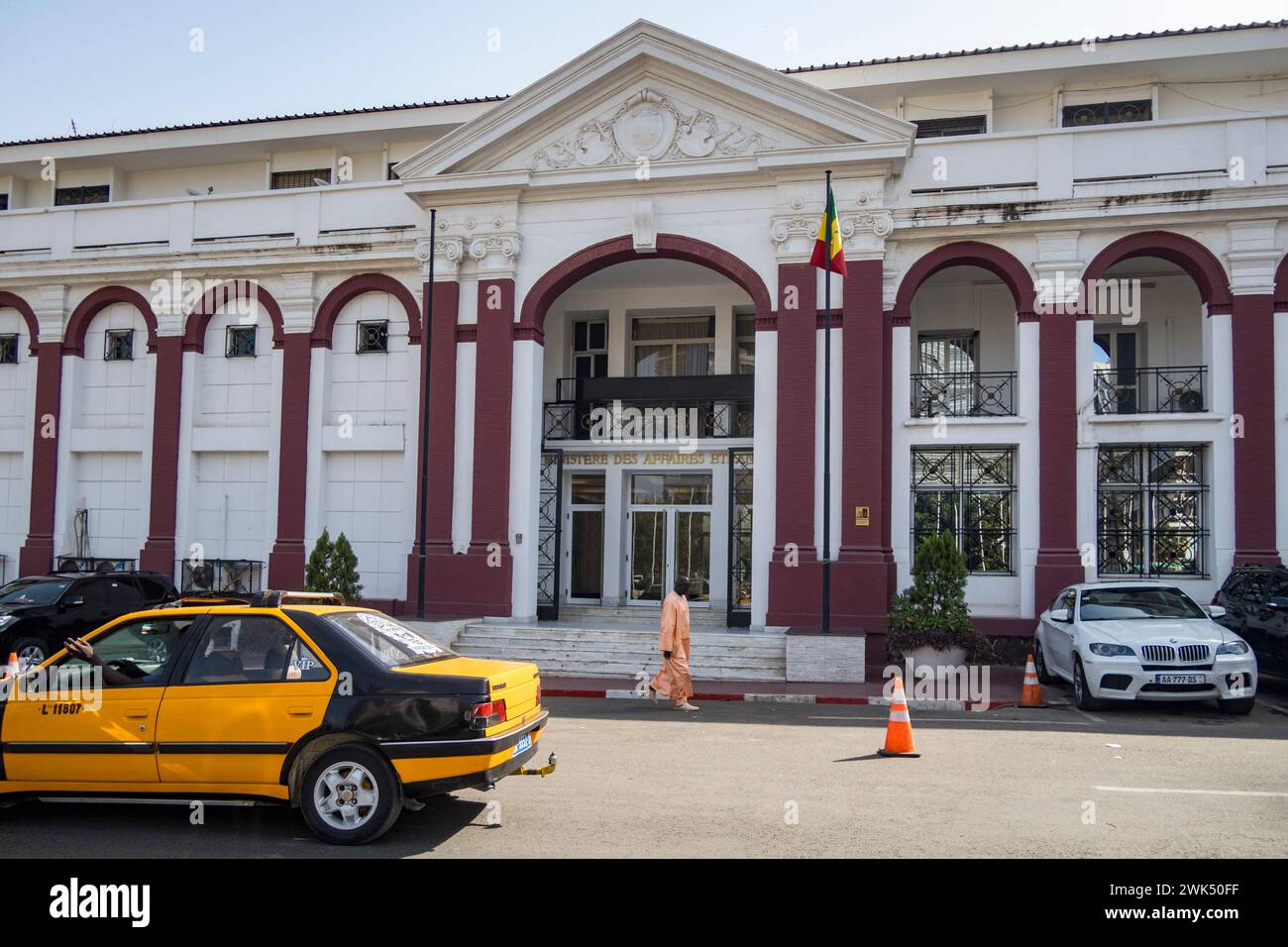 Africa, Senegal, Dakar. Ministères des Affaires étrangères du Sénégal. Foreign Ministry building. Stock Photo