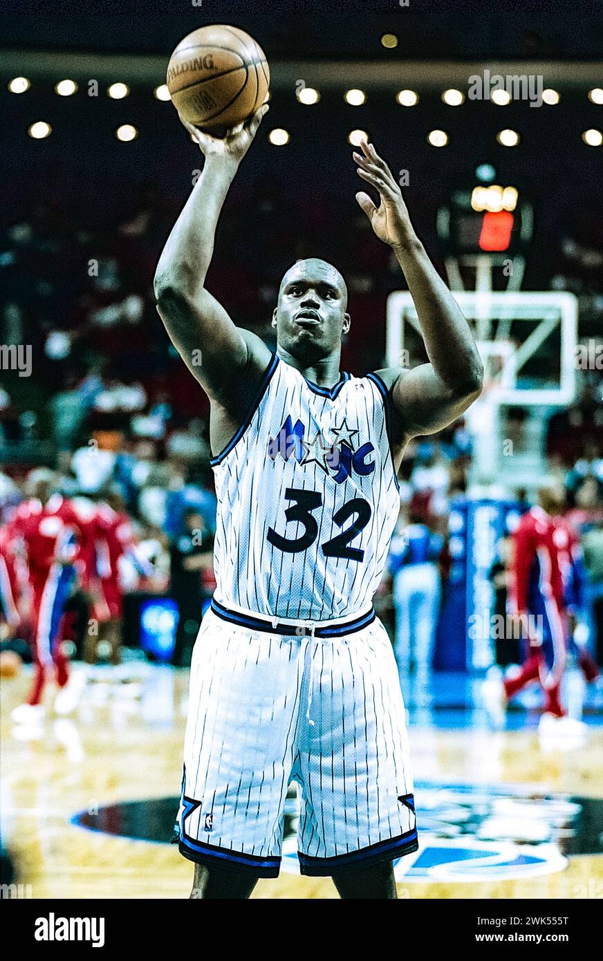 Shaquille O'Neal, Orlando Magic, 1995 Stock Photo - Alamy