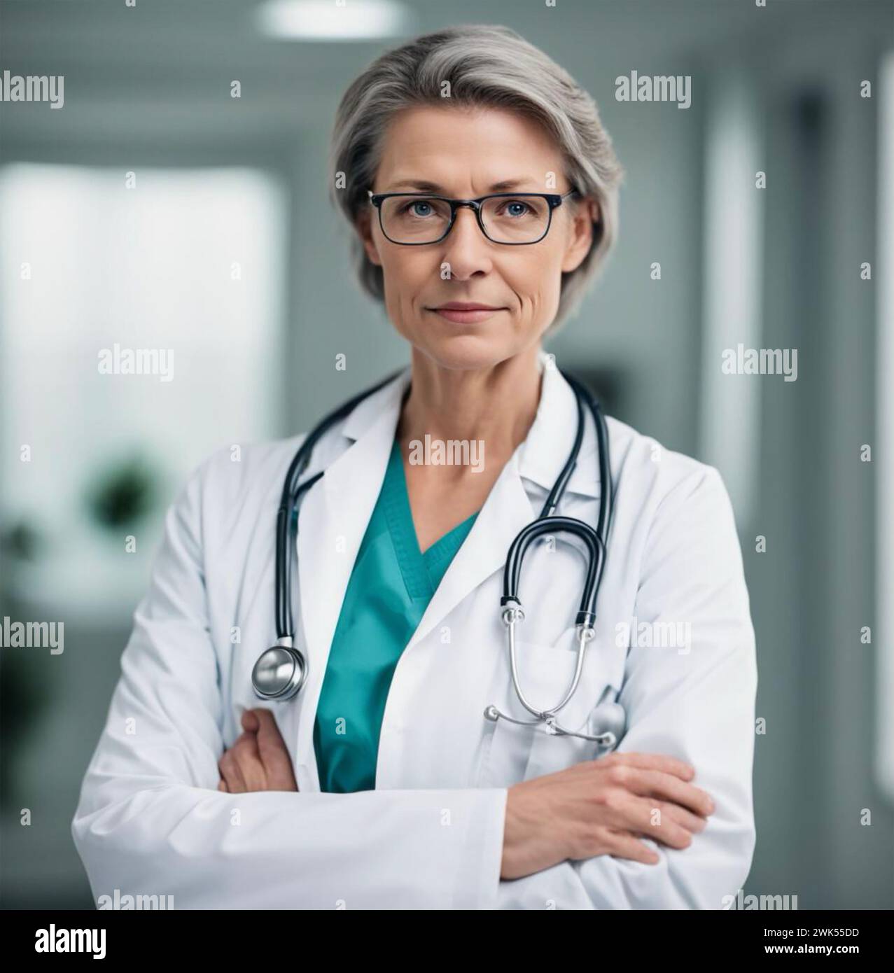FEMALE DOCTOR Stock Photo