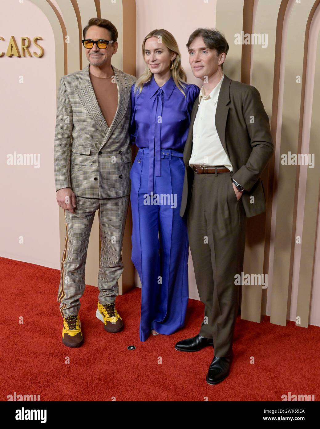 February 12, 2024, Beverly Hills, California, USA: (L-R) Robert Downey