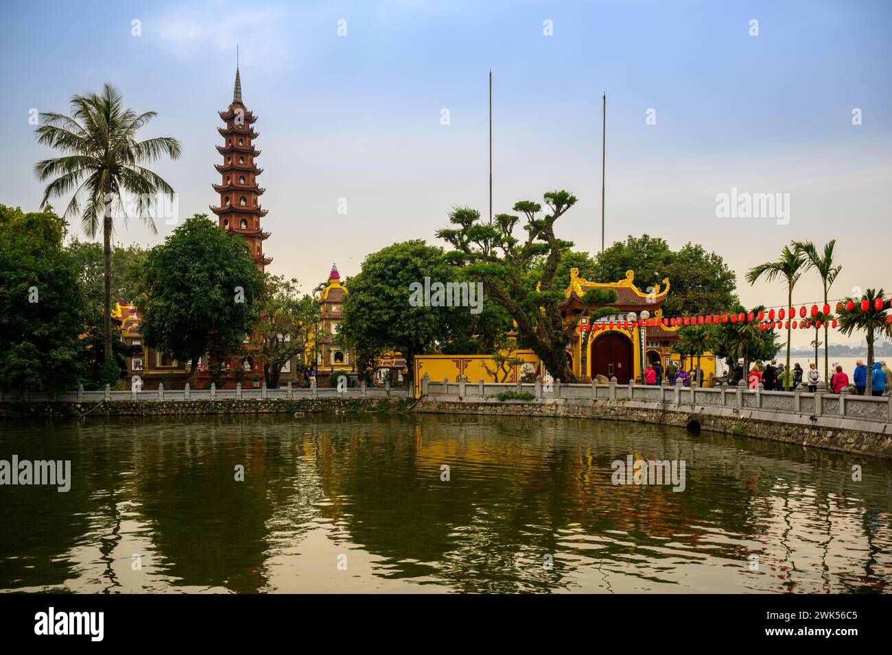 The Tran Quoc Pagoda, Hanoi, Vietnam Stock Photo