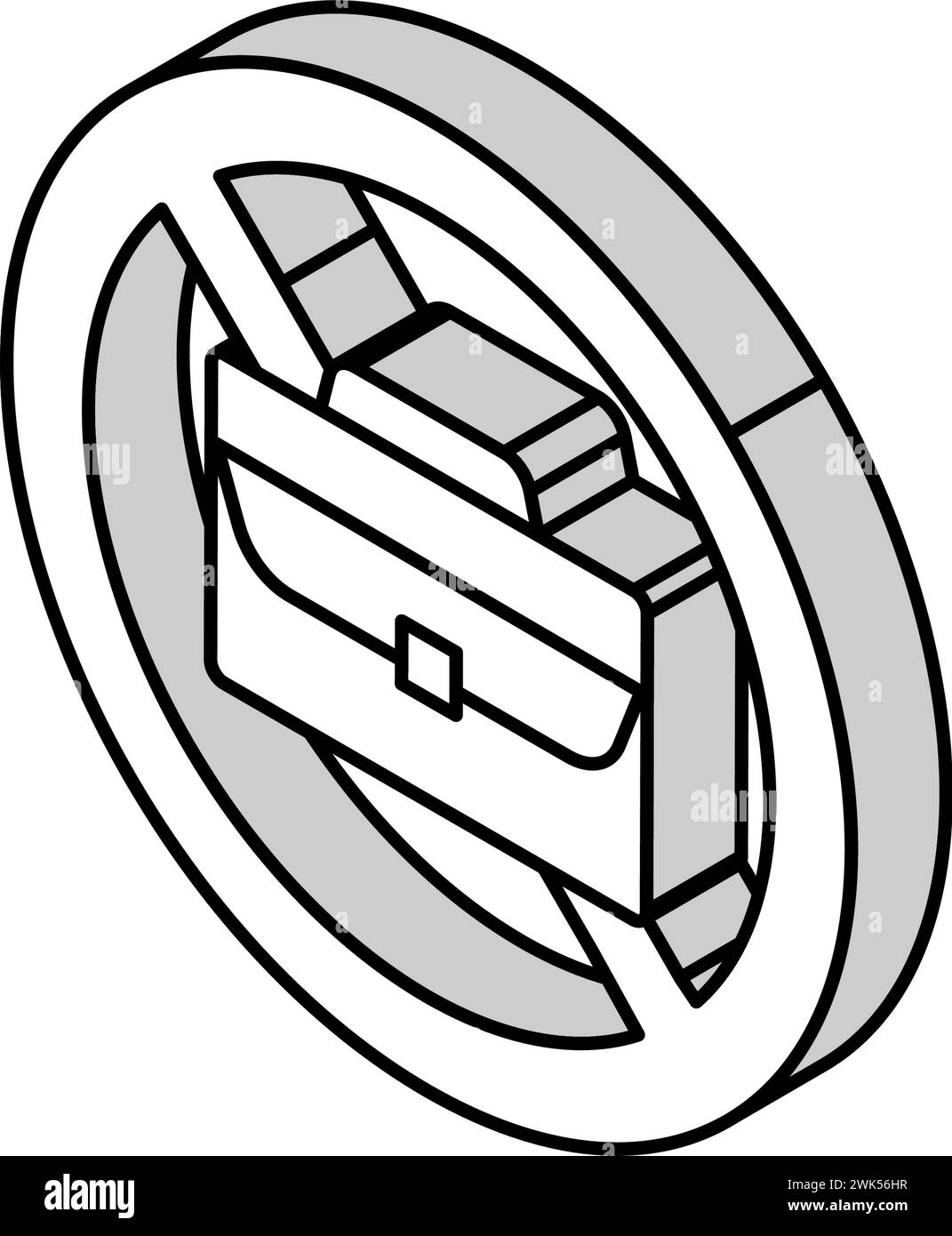 job lost poverty problem isometric icon vector illustration Stock ...