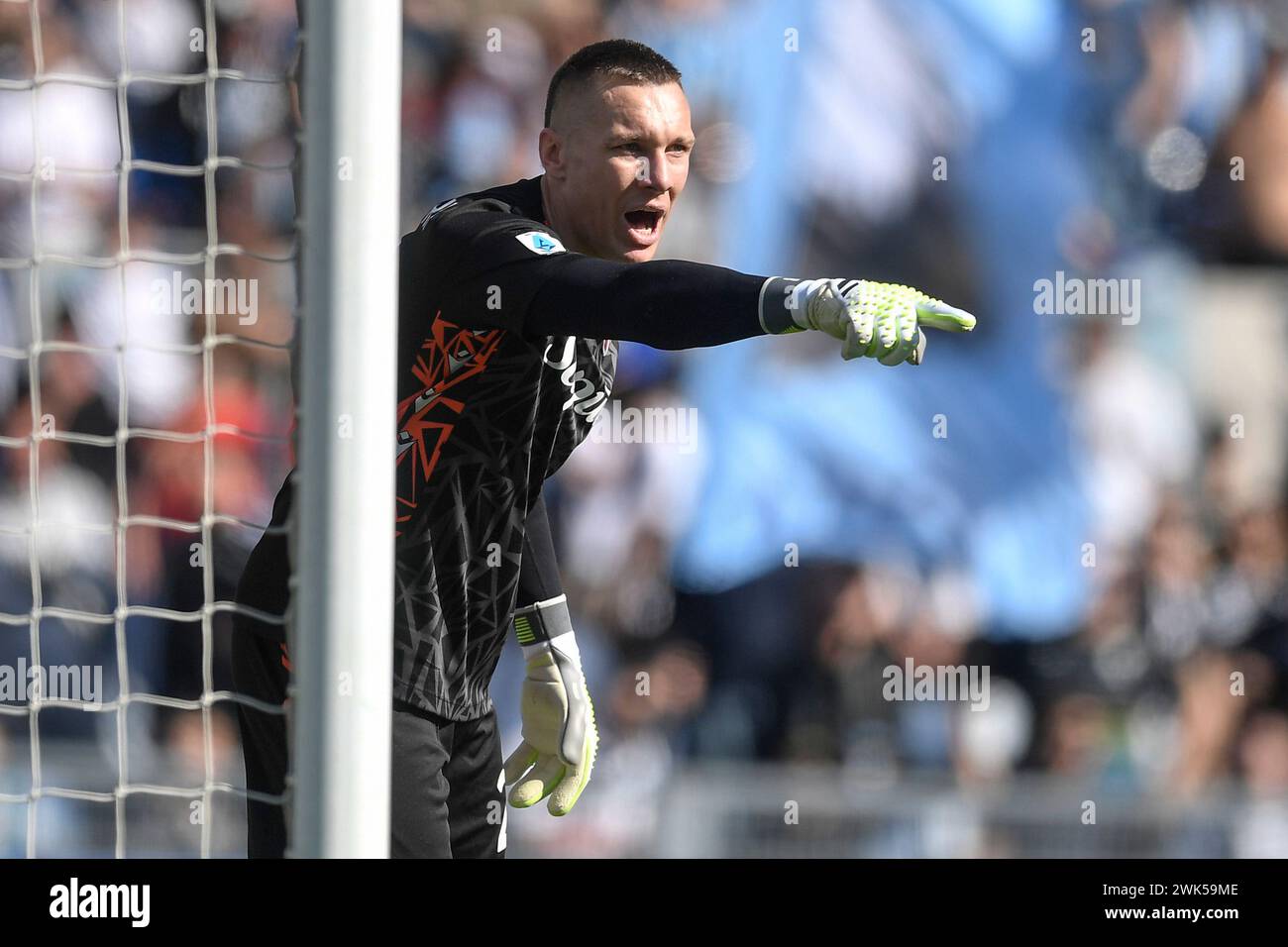 Rome, Italy. 18th Feb, 2024. Lukasz Skorupski of Bologna FC during the