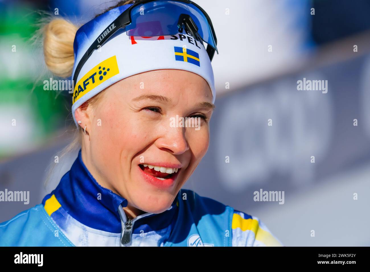 Minneapolis, Minnesota, USA. 18th Feb, 2024. JONNA SUNDLING of Sweden