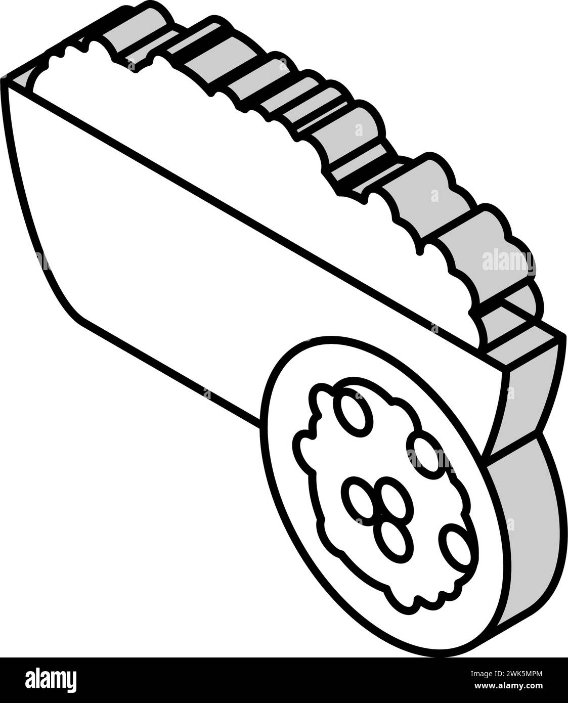 couscous groat isometric icon vector illustration Stock Vector Image