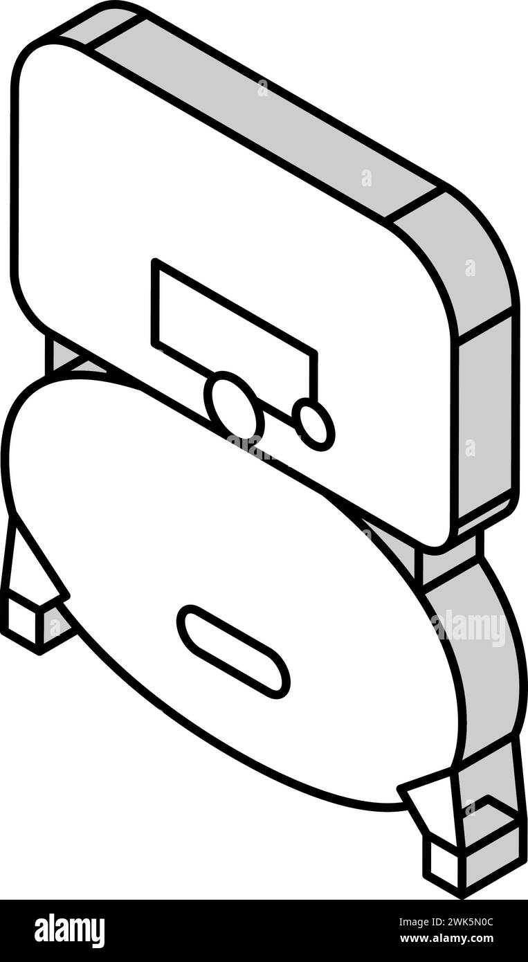 industry air compressor isometric icon vector illustration Stock Vector ...