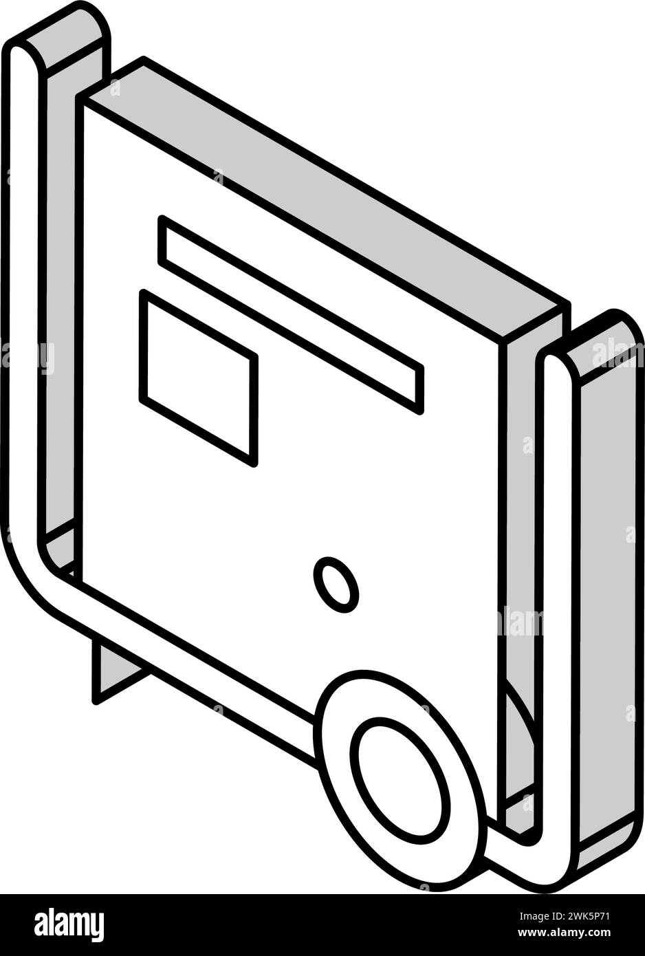 transformer electric equipment isometric icon vector illustration Stock ...