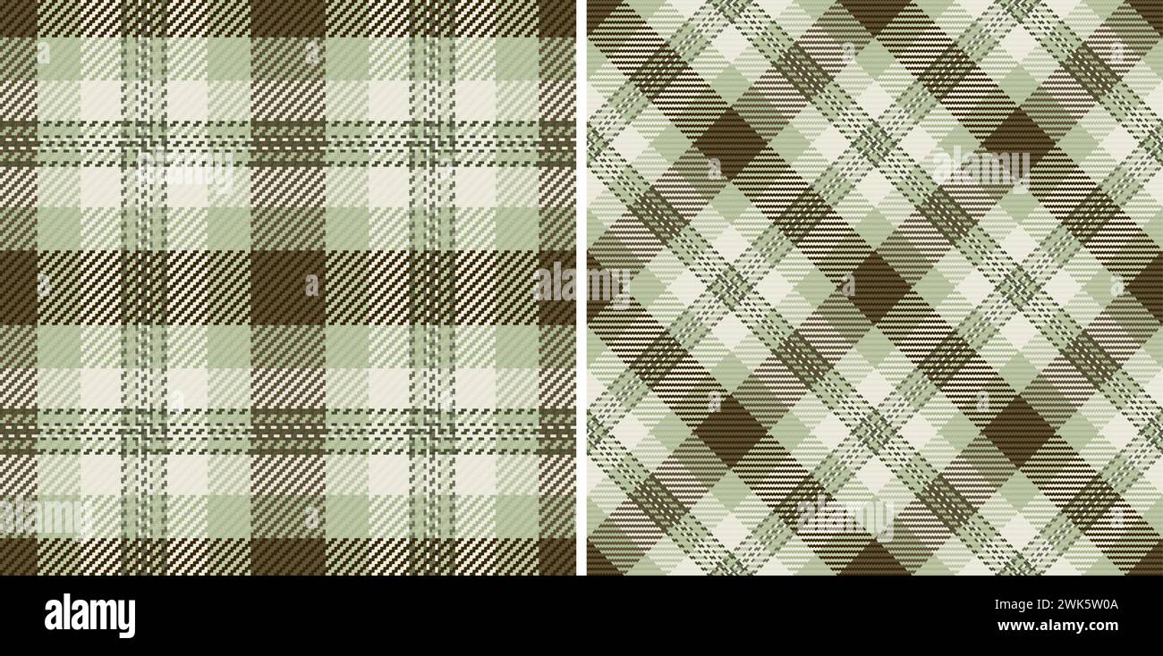 Textile texture plaid of vector check fabric with a seamless tartan ...