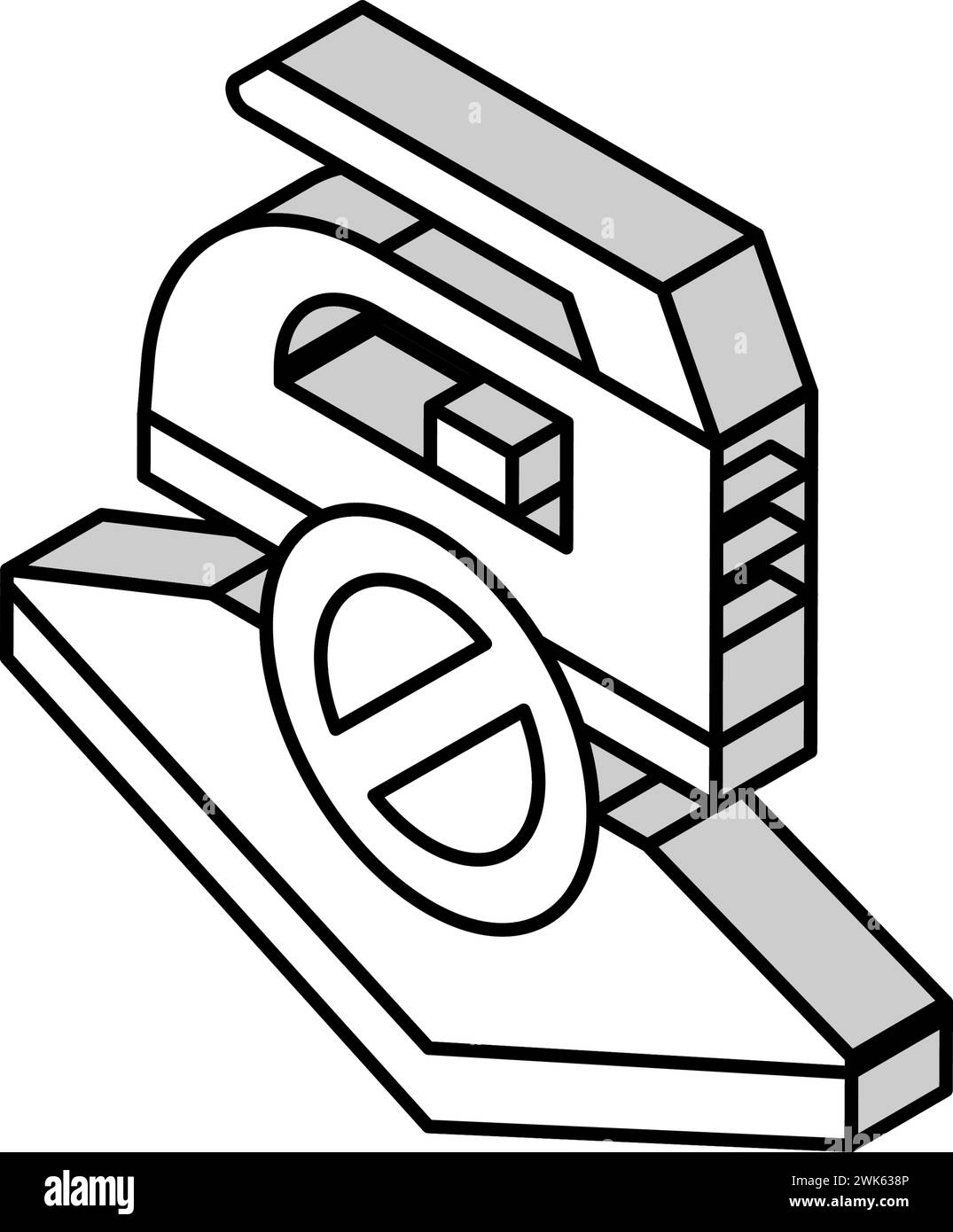 do not iron fabrics properties isometric icon vector illustration Stock ...