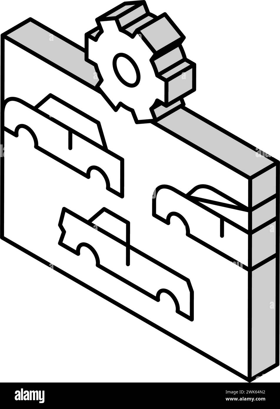 choice of car body type isometric icon vector illustration Stock Vector