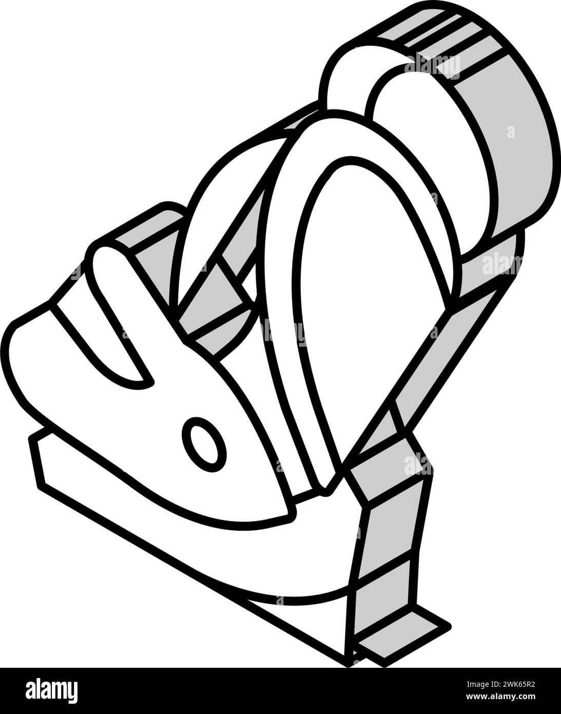 car seat baby isometric icon vector illustration Stock Vector Image