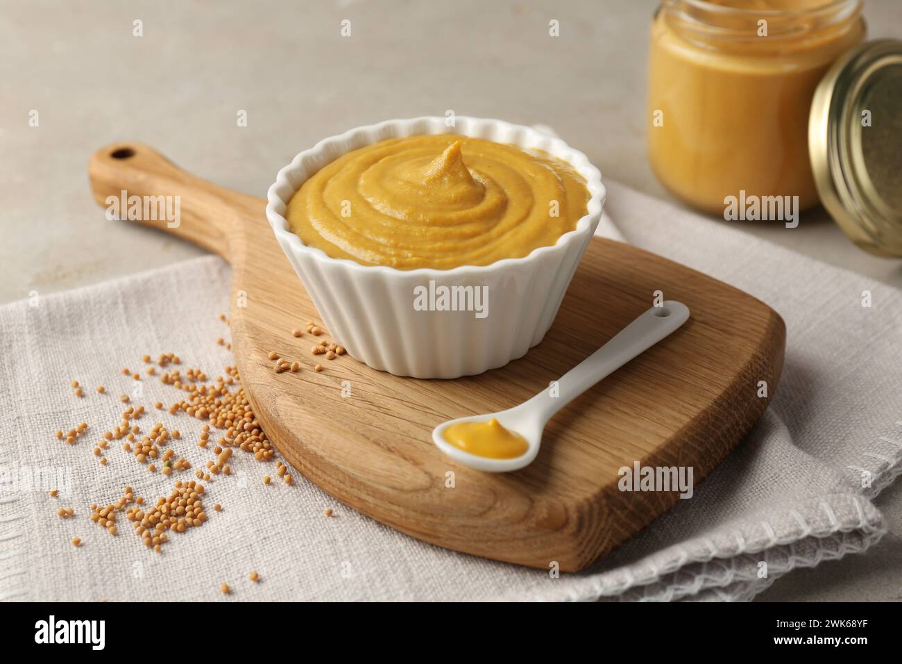 Mustard seeds sauce on hi-res stock photography and images - Alamy