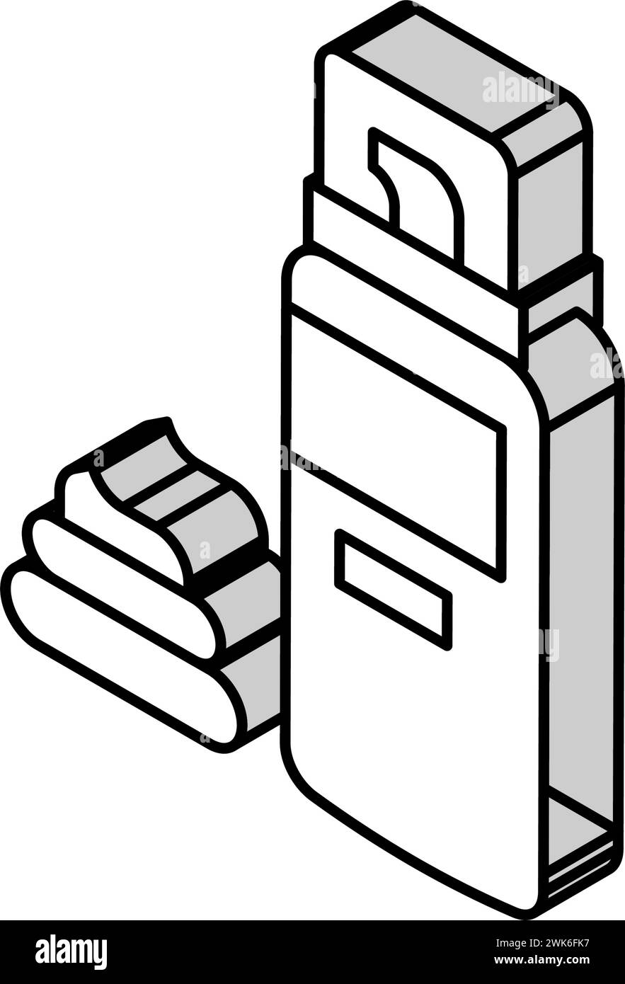 foam for shave isometric icon vector illustration Stock Vector Image